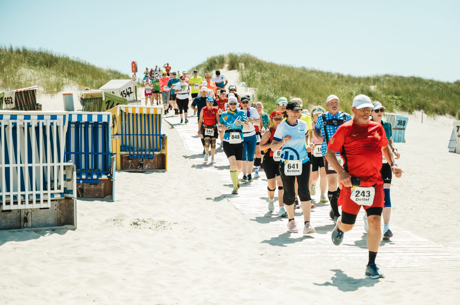 Sandstrand mit Dünenkante